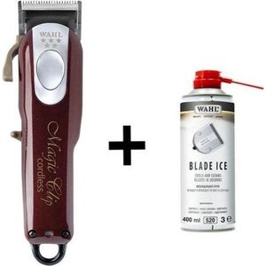 WAHL Magic Clip Cordless Tondeuse + Wahl Blade Ice 400 Ml