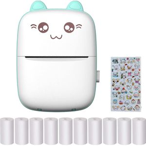 Equivera Mini Printer - Starterpack - Pocket Printers - Draagbare Printer - Mobiele Printer - fotoprinter