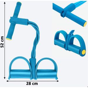 Elastische Buikspiertrainer-Elastiek met Handvat en Pedaal