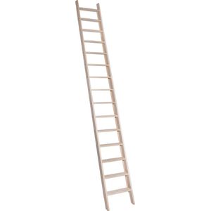 Zoldertrap - 14 treden - Stahoogte 283 cm - Houten ladder - Molenaarstrap - Beuken trap