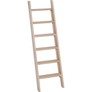 Zoldertrap - 6 treden - Stahoogte 323 cm - Houten ladder - Molenaarstrap - Beuken trap