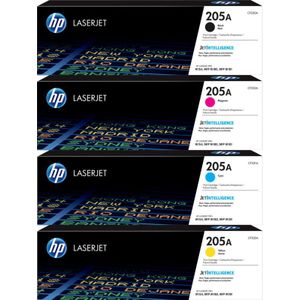 HP - 205A - Toner - Kleur - Combo Pack - Zwart Cyaan Magenta Geel