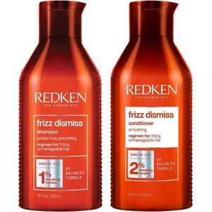 Redken CombiDeal - Frizz Dismiss - Shampoo 300 ML & Conditioner 300 ML - voor krullend- of pluizend haar