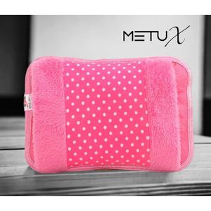 MetuX® - Elektrische Handwarmer Kruik - Warmwater Kruik - Handwarmer - Handenwarmer - Babykruik - Draadloos en oplaadbaar - Handwarmers Herbruikbaar - Kruik Elektrisch - Elektrische Kruik Met Handwarmer Roze Warmwaterkruik - Roze