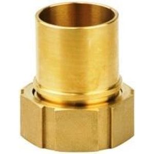 Tankwagenkoppeling Slangtule - Messing - 25mm x 1 binnendraad