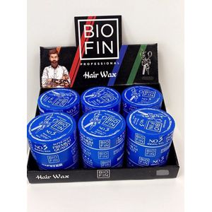 Biofin Haarwax Voordeelpak - No3 Super Hold Haar Wax - voordeelpak 6 stuks - Haar Wax - haarwax - wax - kappers - salon gebruik 900.ml