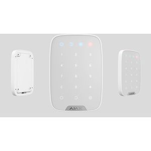 Ajax touchkeypad  codebediendeel - draadloos - alarmsysteem - inbraak- paneel binnen in het wit
