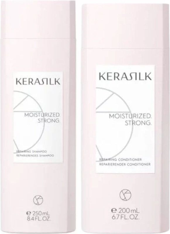 Kerasilk - Repairing Duo Set - 250 ml Shampoo en 200 ml Conditioner
