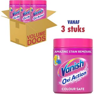 Vanish Oxi Action Poeder Colour Safe (3 x 1KG)