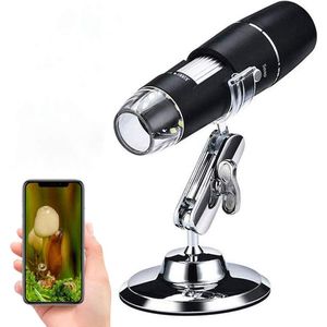 Microscoop - Wetenschap - Digitale Microscoop - Incl. Camera - Compatible met Smartphone - Elektrisch