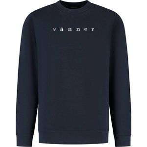 Vänner - Thomas - Sweater - Donkerblauw - Regular Fit