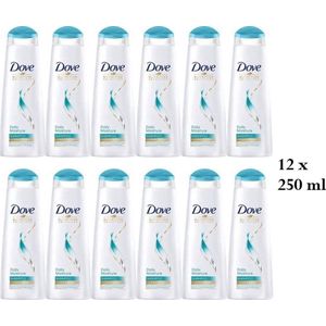 Dove Shampoo Daily Moisture - 12 x 250 ml - Voordeelpakket