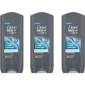 Dove Men+Care Clean Comfort Douchegel XL - 3 x 400 ML