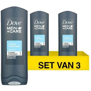 Dove Men+Care Clean Comfort Douchegel XL - 3 x 400 ML