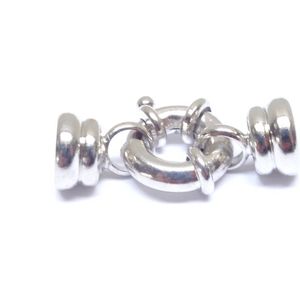 Art & Pearls – 10 boeisluitingen met kapjes – Platinum Plated - Anti-allergisch