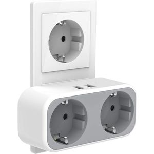 Powercube - Powercube Met Usb - Power Cube - Powercube Usb - Verdeelstekker - Verdeeldoos