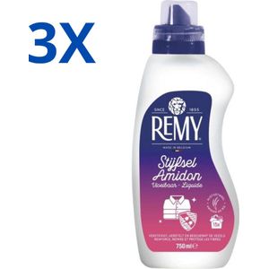 REMY-Vloeibaar Stijfsel 750ml - 3 stuks - voordeelverpakking - textiel