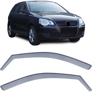 Zijwindscherm Geschikt voor Volkswagen Polo 9N 5 DEURS Vanaf 2001 t/m 2008 Zijwindschermen Zijwind Regen