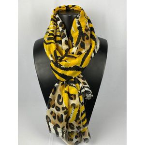 Leoapard met zebra print van mooi materiaal