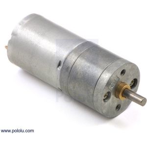 34:1 Metal Gearmotor 25Dx52L mm HP 6V Pololu 1573