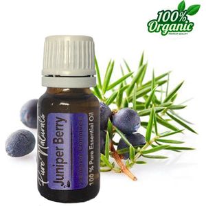Jeneverbes etherische Olie 10 ml | Juniper Berry Oil | 100% PUUR | Bio | Essentiële olie Aromatherapie | Olie diffuser | Pure Naturals