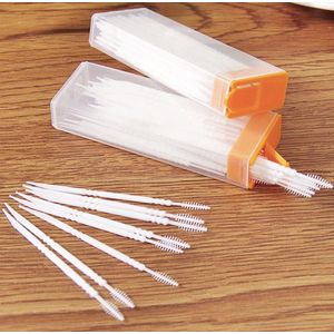 2 Brush in 1 | Tooth Pick | 200stuks | Tandenstokers | Brush Pick |