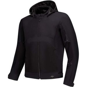 Rusty Stitches - Felix - Motorjas - Zwart - AA-gecertificeerd - Lichtgewicht en Geventileerd