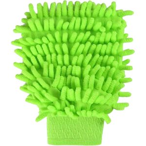 auto was doek - microfibre super mit - groen - uper Mitt Microfiber AutoRuit Wassen Home Cleaning Doek - clean your car - auto spons - microvezel - Microvezel Auto Washandje - Microfiber Schoonmaak Handschoen - Zachte Voertuig Washandschoen - Wassen