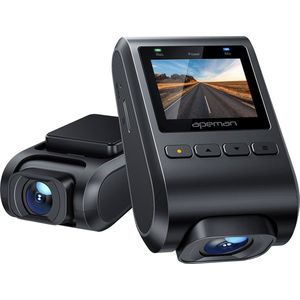 Apeman C370 Dashcam 1080P HD Wifi Auto Video Recorder met Continue Voeding Zwart