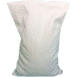 Ecologisch Kersenpitkussen 30 x 20 cm (wit), voor soepele spieren en ontspanning - Ecru Wit - wasbaar hoesje