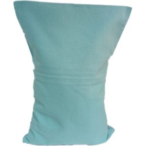 Ecologisch Kersenpitkussen 30 x 20 cm (pastel blauw), voor soepele spieren en ontspanning - Licht Blauw - wasbaar hoesje
