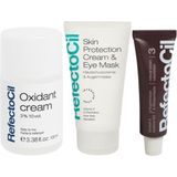 RefectoCil - Wenkbrauwverf Kit 3 - Natuurbruin - Wenkbrauw make-up