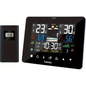 Looxs - Weerstation - Binnen En Buiten - Draadloos Weerstation Met Buitensensor - Mooi Design