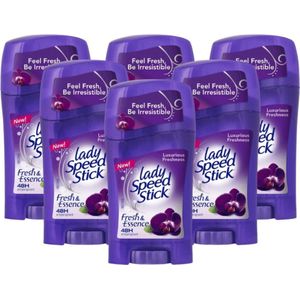 Lady Speed Stick Black Orchid - Deo - Deodorant Vrouw - Deodorant - Anti Transpirant - Antiperspirant - 48 Uur Bescherming - Deo Stick - Deo Rituals  -  6 x 45 g - Deodorant Vrouw Voordeelverpakking