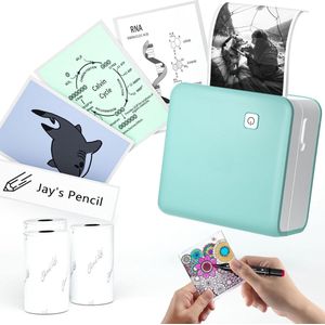 Equivera Mini Printer - Starterpack - Pocket Printers - Draagbare Printer - Mobiele Printer - fotoprinter