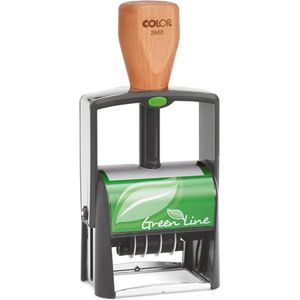 Colop Classic 2660GL Groen - Stempels - Datum stempel Nederlands - Stempel afbeelding en tekst