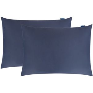 Cooling Pillowcase Navy Blue - 60x70