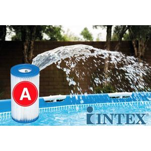 4 x Intex Filter A voor Zwembad - Onderhoud Cartridge Type A
