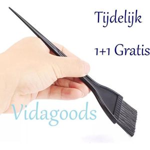 Haarverf Kwast - Vidagoods - Kappers Producten - Verfkwast - Haarverf zwart - Haarkleuring Kwast - Verfkwasten - Haarverf rood - Uitgroei Verven - Haarverf set - Haarverf borstel - haarverf blond - haarverf bruin - Haarverf blauw - haarverf roze