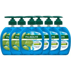 Palmolive Hygiene Plus Fresh Handzeep 6 x 300 ml - Antibacterieel Met pompje - Anti-bacterieel / Anti-bacteriële Handzeep