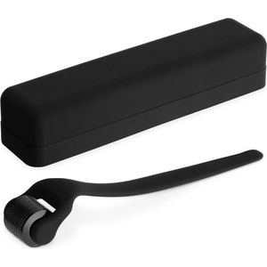 Equivera Baardroller - 0,5 mm - Met Opbergdoosje - Dermaroller - Baardgroei Kit - Sinterklaas Cadeau - Kerstcadeau