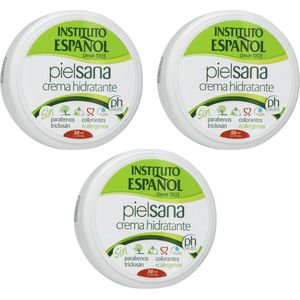 Instituto Espanol Piel Sana Handcreme - 3 x 50 ml - PH Neutraal - Vegan - Handcreme Zonder Kleurmiddelen en Parabenen - Non Allergisch - Body Creme - Zakformaat