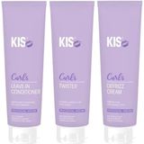 KIS - Curls Control & Care Set - 150ml - Haarcrème - 3-delige Set