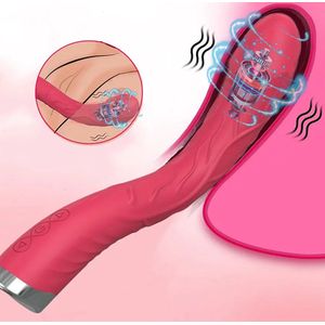 Krachtige dildo vibrator - 30 vibratiestanden - Verschillende snelheden - XXL Vibratie plug - Anaal en Vaginaal - Speciaal design - USB Oplaadbaar - Waterdicht - Geluid reducerend