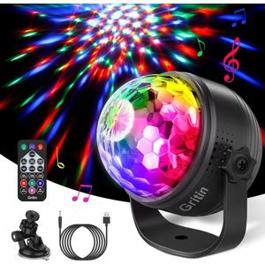 Discolamp - Discobal - Discolicht - Feestverlichting - Discoball - LED