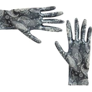 Tuinhandschoenen - Planten - Handschoen - Groen met print - Tuinhandschoenen - Garden touch - maat M - Extra Grip - Tuinhandschoen -