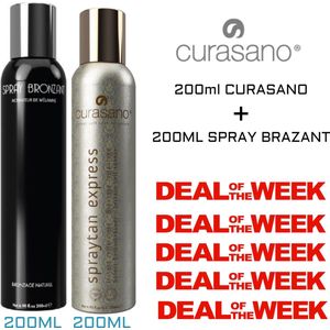 CURASANO DUO PACK - 200ml SprayTan Curasano + 200ml Spray Brozant