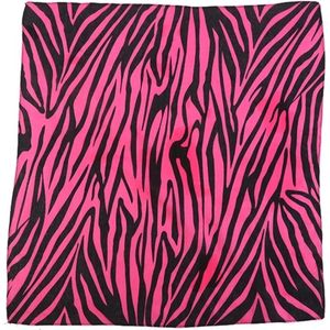 Emilie scarves - sjaal - bandana - zebra - katoen - roze