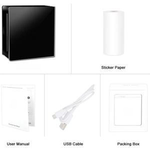 Equivera Mini Printer - Pocket Printers - Draagbare Printer - Mobiele Printer - fotoprinter