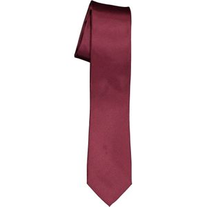 ETERNA smalle stropdas, bordeaux rood -  Maat: One size